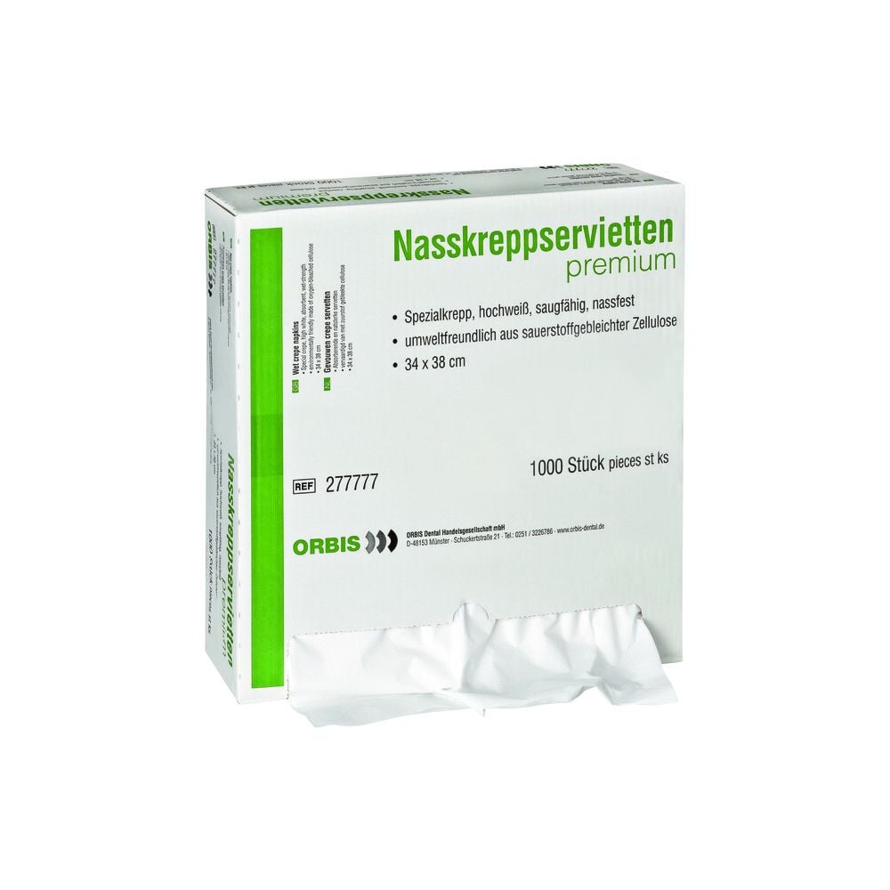 ORBIS Premium servietti paperi 34x38cm valkoinen 1 x 1000 kpl — FI1