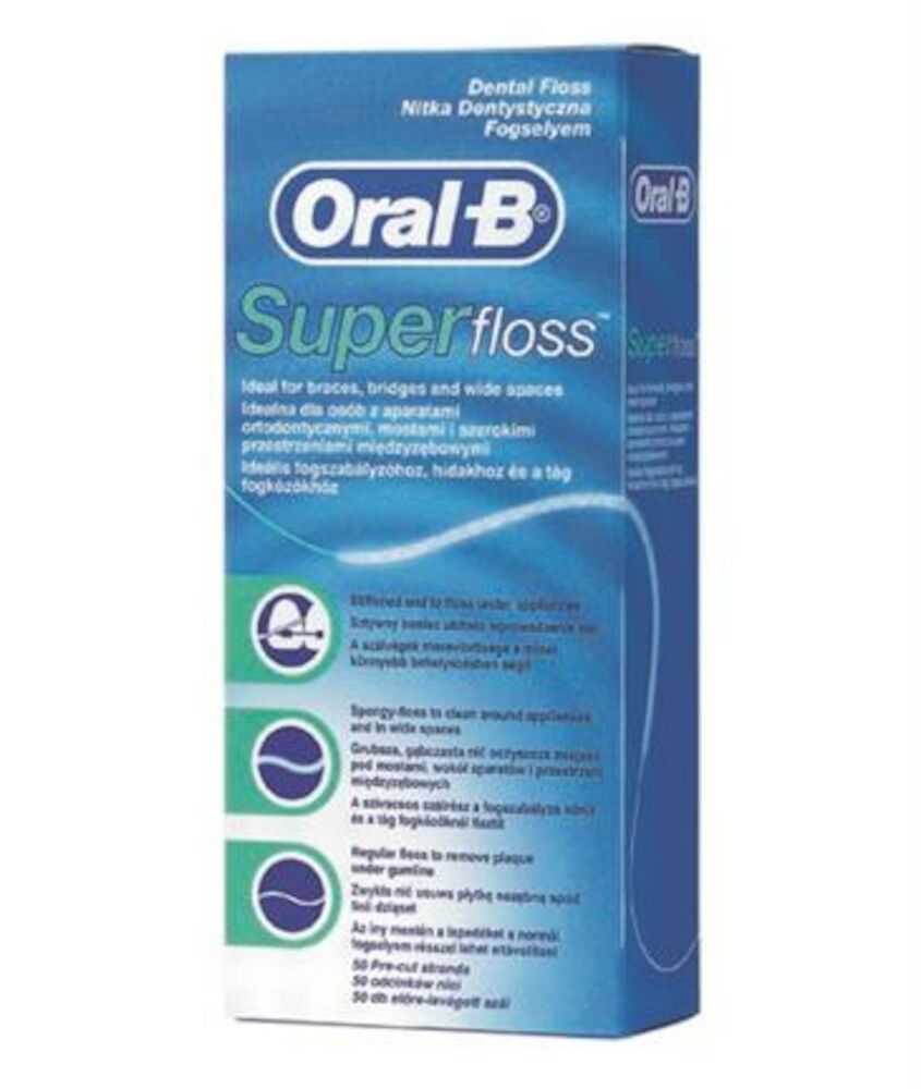 Oral-B tandtråd Superfloss 12 x 50 — FI1